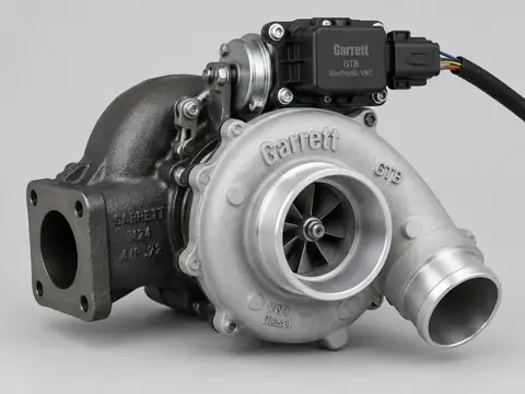 Illustrative image of a electronic vnt turbo